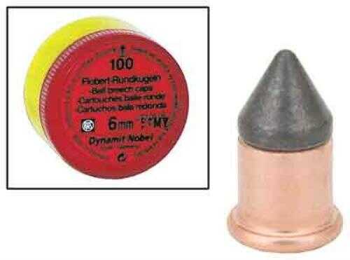 RWS Ammunition .22Cb Cap-6MM Rimfire Pointed Lead Low Noise 100-Pk.