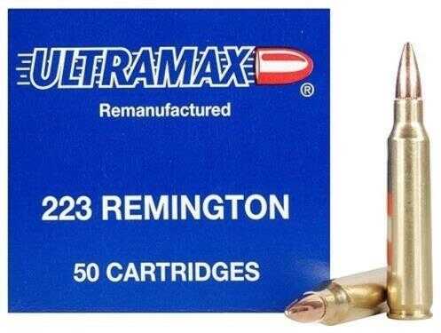 223 Remington 50 Rounds Ammunition Ultramax 55 Grain Full Metal Jacket