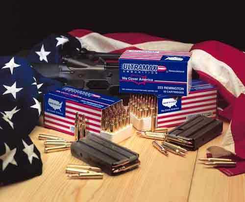 223 Remington 50 Rounds Ammunition Ultramax 50 Grain Ballistic Tip