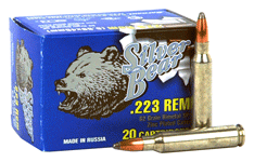 223 Remington 20 Rounds Ammunition Bear 62 Grain Soft Point