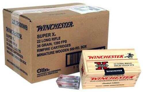22 Long Rifle 3000 Rounds Ammunition Winchester 36 Grain Hollow Point