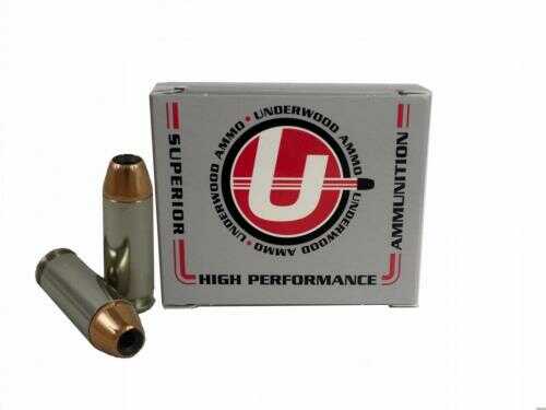 10mm 20 Rounds Ammunition Underwood Ammo 135 Grain Hollow Point