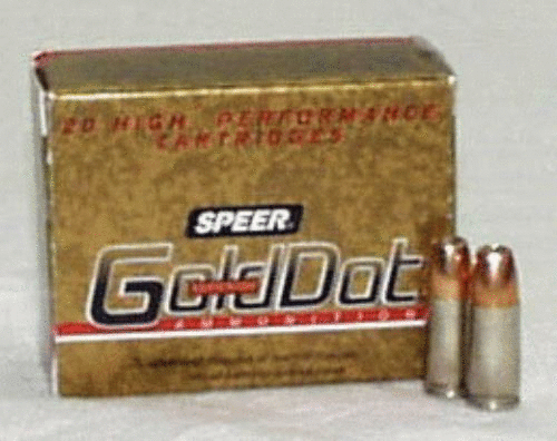 9mm Luger 20 Rounds Ammunition Speer 115 Grain Hollow Point