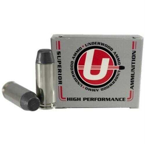 10mm 20 Rounds Ammunition Underwood Ammo 200 Grain Lead