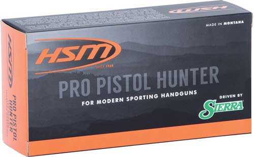 HSM Ammo Pro Pistol .357 Mag 158 Grain <span style="font-weight:bolder; ">Sierra</span> Jacketed Hollow Point 50-Pack