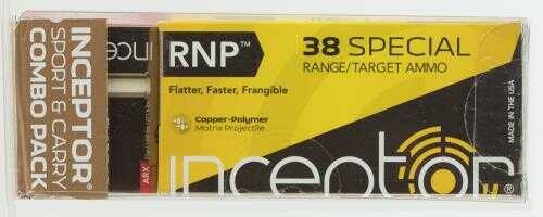 38 Special 120 Rounds Ammunition Inceptor N/A N/A