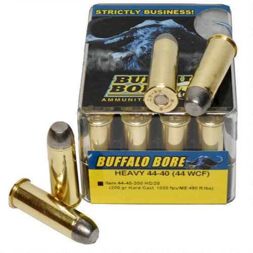 44-40 Winchester 20 Rounds Ammunition Buffalo Bore 200 Grain Lead
