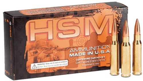 45-70 Government 20 Rounds Ammunition HSM 400 Grain Jacketed Flat Point