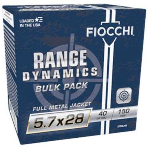 Fiocchi 5.7x28mm 40 Grains Full Metal Jacket 150 Rounds