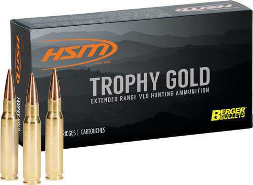 HSM Ammo TG 6.5 Grendel 130 Grain Berger Match Hunting Jacketed Hollow Point 20-Pack