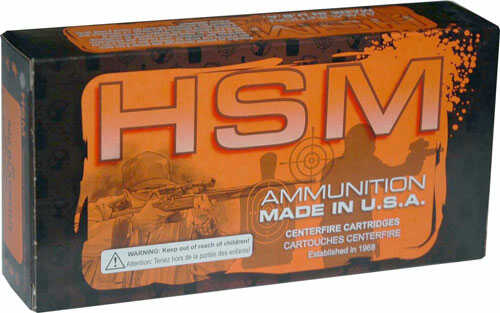 HSM Ammo 6.5 Grendel 123 Grain Sierra Match King Jacketed Hollow Point 20-Pack