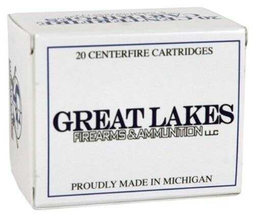 500 S&W 20 Rounds Ammunition Great Lakes Firearms & Ammo 330 Grain Nose Flat Point