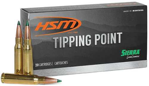 HSM Ammunition 6mm ARC 95 Grains Hornady Super Shock Tip 20 Rounds