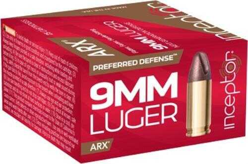 9mm Luger 25 Rounds Ammunition Polycase 65 Grain Full Metal Jacket