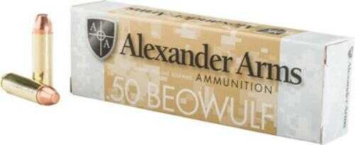 50 Beowulf 20 Rounds Ammunition Alexander Arms 335 Grain Full Metal Jacket
