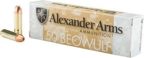50 Beowulf 20 Rounds Ammunition Alexander Arms 335 Grain Hollow Point