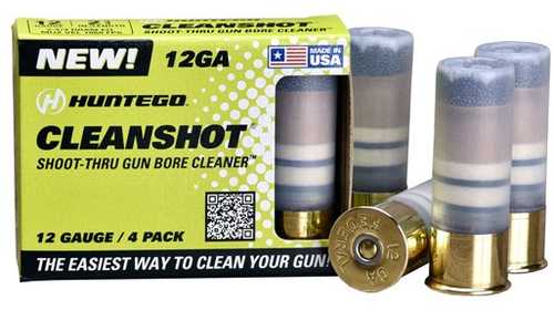 CLEANSHOT Shoot Through Gun Bore Cleaner 12 Gauge 4-Pack