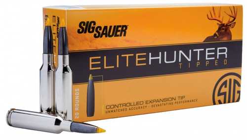 Sig Sauer 30-06 Springfield 165 grain Elite Hunter Tipped Ammo 20 per box