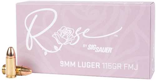 Sig Sauer Rose Handgun Ammunition 9mm Luger 115Gr JHP 1050 Fps 20/ct