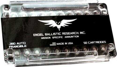 380 ACP 50 Rounds Ammunition EBR 75 Grain Frangible