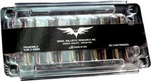 5.56mm Nato 20 Rounds Ammunition EBR 55 Grain Frangible