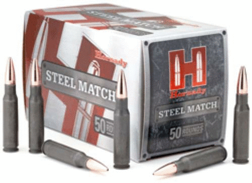 Hornady Ammo Steel Match .223 Rem. 75Gr. BTHP 50-Pack