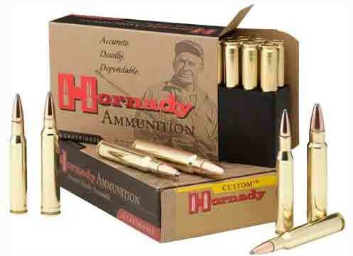 7.5X55mm Swiss 20 Rounds Ammunition Hornady 165 Grain Soft Point