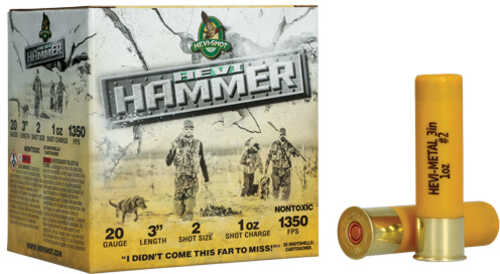 HEVI-Shot Heavy Hammer 20Ga 25Rd 10Bx/Cs 3" 1Oz #2