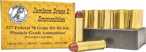 327 Federal Magnum 20 Rounds Ammunition Jamison 78 Grain Lead