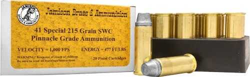 41 Special 20 Rounds Ammunition Jamison 215 Grain Lead