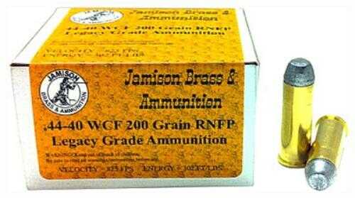44-40 Winchester 20 Rounds Ammunition Jamison 200 Grain Lead