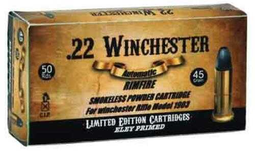 22 Winchester Rimfire 50 Rounds Ammunition Aguila 45 Grain Lead