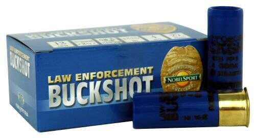 12 Gauge 10 Rounds Ammunition Nobel Sport 2 3/4" 27 Pellets Lead #4 Buck