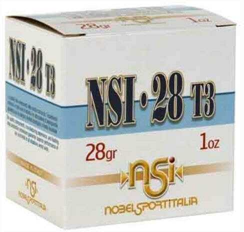 28 Gauge 25 Rounds Ammunition Nobel Sport 2 3/4" 1 oz Lead #7 1/2