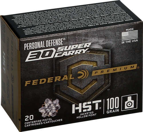 Federal 30 Super Carry 100Gr Hst JHP Ammo 20 Round