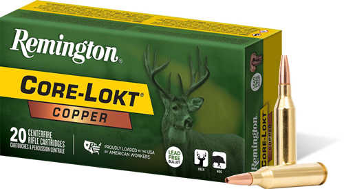 Remington 308 Win 150 Grain Copper Core-LOKT HP 20 Rounds