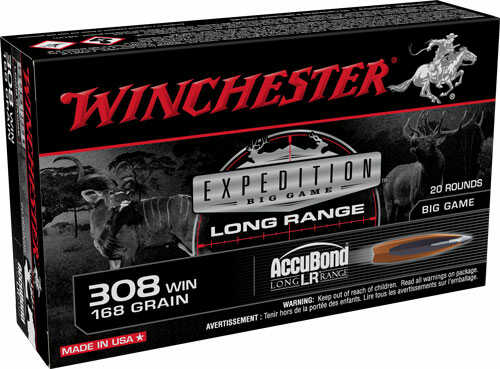 Winchester Match 308 Winchester 168 Grain Accubond LR 20Rd