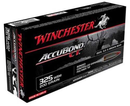 325 Winchester Short Magnum 20 Rounds Ammunition 200 Grain Ballistic Tip
