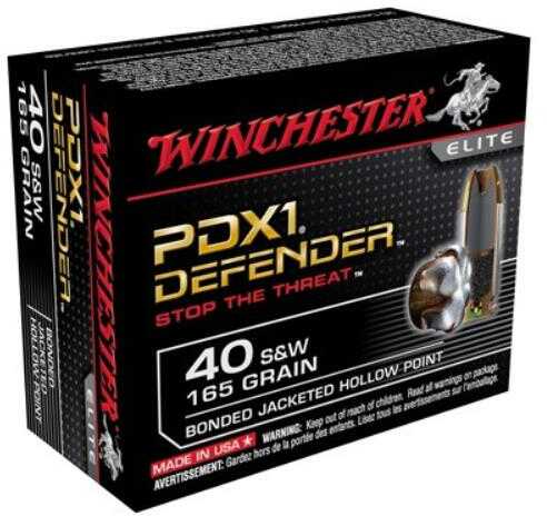 40 S&W 20 Rounds Ammunition Winchester 180 Grain Hollow Point