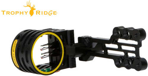 Trophy Ridge Bow Sight Fatal 4-pin .019 Ambidextrous Black