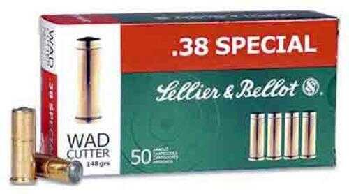 38 <span style="font-weight:bolder; ">Special</span> 50 Rounds Ammunition Sellier & Bellot 148 Grain Lead