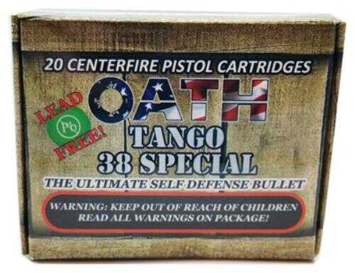 38 Special 20 Rounds Ammunition OATH 100 Grain Hollow Point
