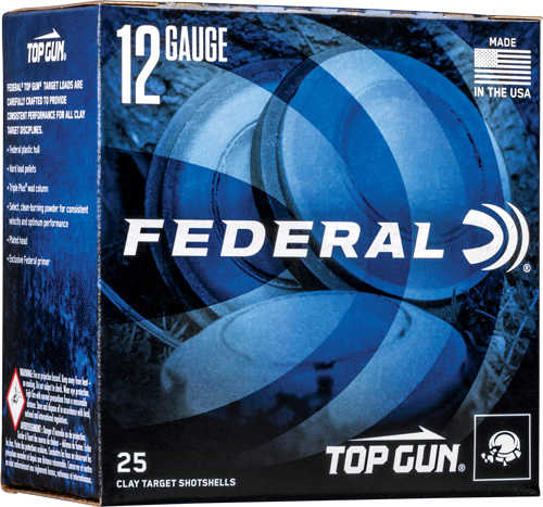 Federal Top Gun 12Ga 1-1/8Oz 1200Fps #8 250Rd Case-img-0
