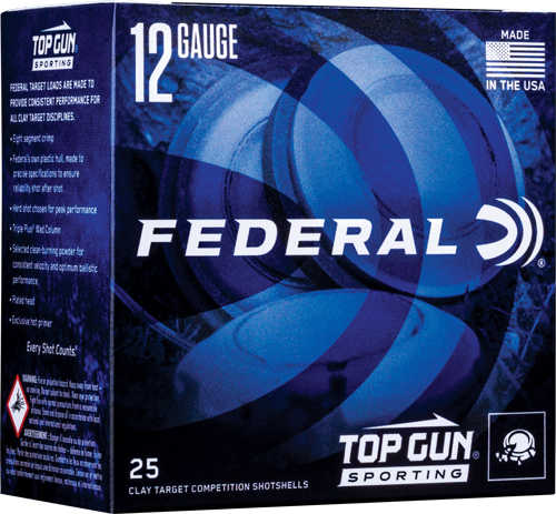Federal Top Gun 12Ga 1-1/8Oz 1145Fps #8 250Rd Case-img-0