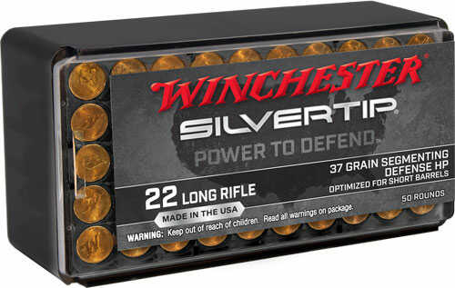 Winchester Silvertip 22LR 37Gr HP Ammo 50 Round