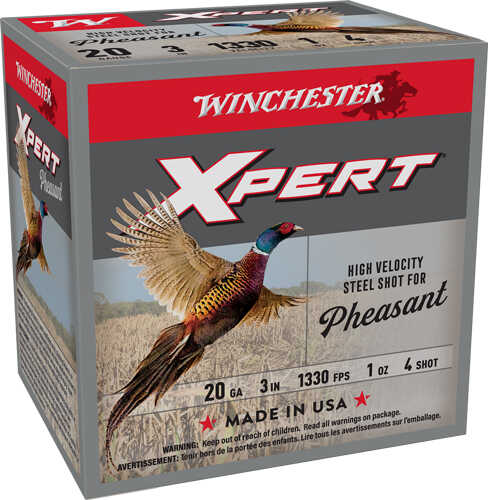 Winchester XPERT Steel 20 Ga 3" 1 Oz # 4 Box Of 25