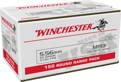 Winchester Usa 5.56x45 Case Lot 55gr Fmj 600rd WM193150