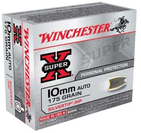10mm 20 Rounds Ammunition Winchester 175 Grain Hollow Point