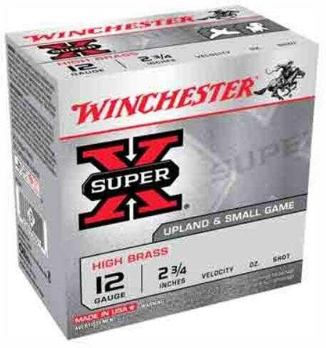 12 Gauge 25 Rounds Ammunition Winchester 2 3/4" 1 1/4 oz Lead #8
