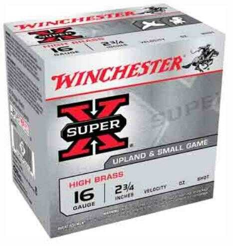 16 Gauge 25 Rounds Ammunition Winchester 2 3/4" 1 1/8 oz Lead #4